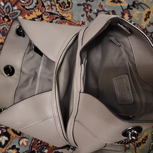 Coach shoulder bag with chain straps - Picture 4 of 11